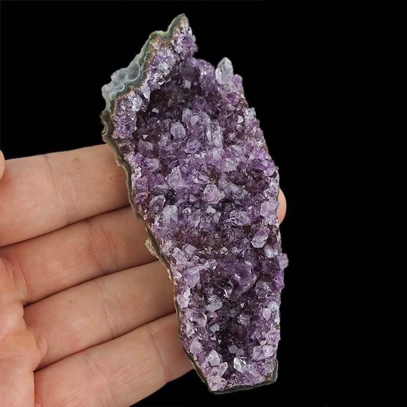 AMETYST- SZCZOTKA KRYSTALICZNA - 106 mm - URUGWAJ