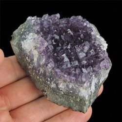 AMETYST- SZCZOTKA KRYSTALICZNA - 86 mm - URUGWAJ