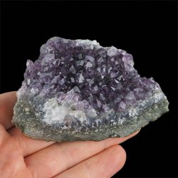 AMETYST- SZCZOTKA KRYSTALICZNA - 86 mm - URUGWAJ