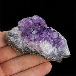 AMETYST- SZCZOTKA KRYSTALICZNA - 78 mm - URUGWAJ