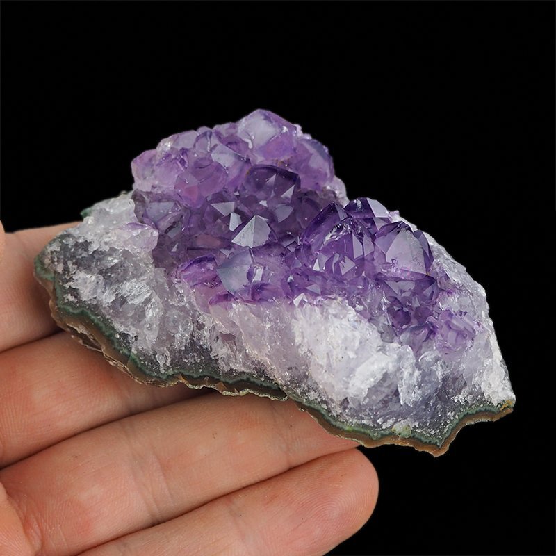 AMETYST- SZCZOTKA KRYSTALICZNA - 78 mm - URUGWAJ