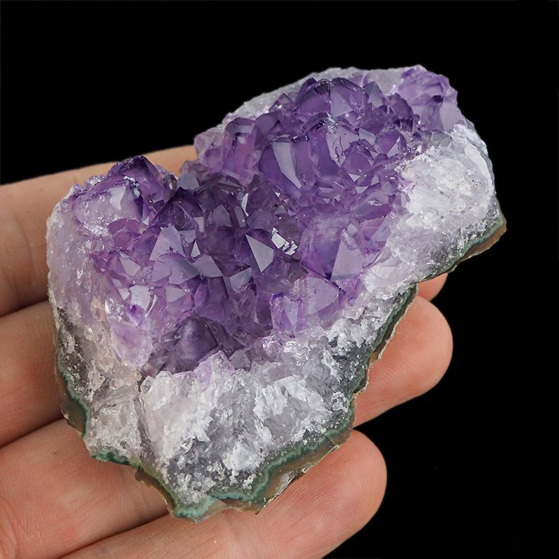 AMETYST- SZCZOTKA KRYSTALICZNA - 78 mm - URUGWAJ