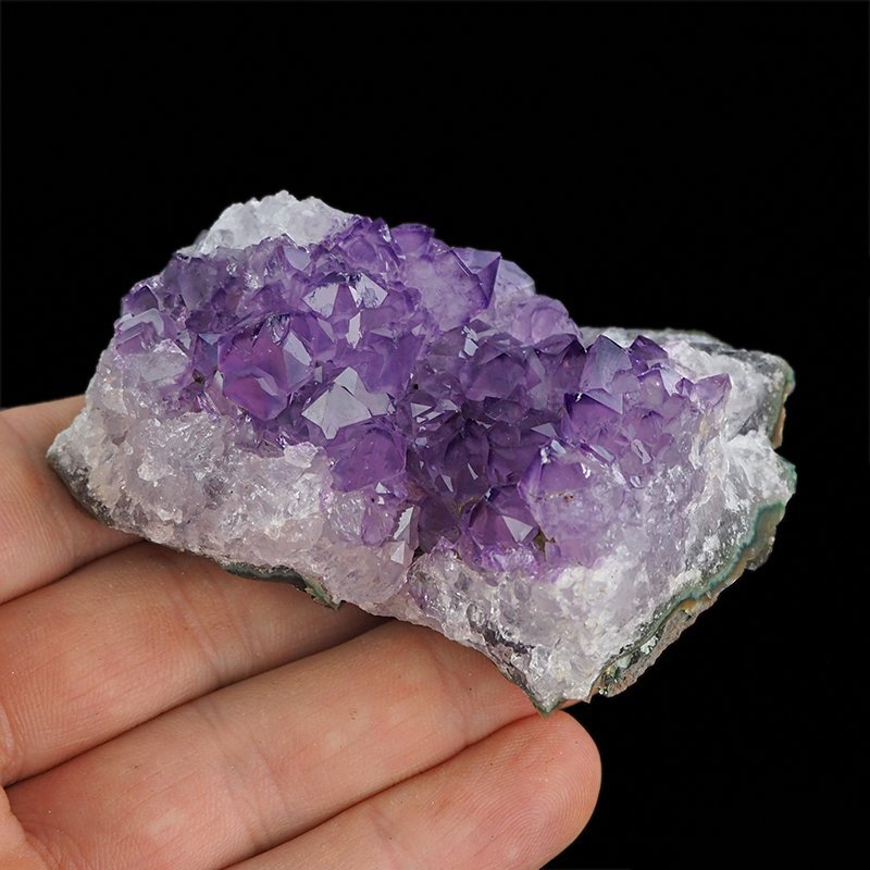 AMETYST- SZCZOTKA KRYSTALICZNA - 78 mm - URUGWAJ