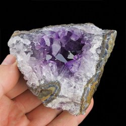 AMETYST- SZCZOTKA KRYSTALICZNA - 90 mm - URUGWAJ