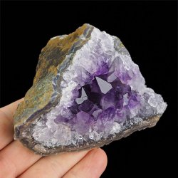 AMETYST- SZCZOTKA KRYSTALICZNA - 90 mm - URUGWAJ