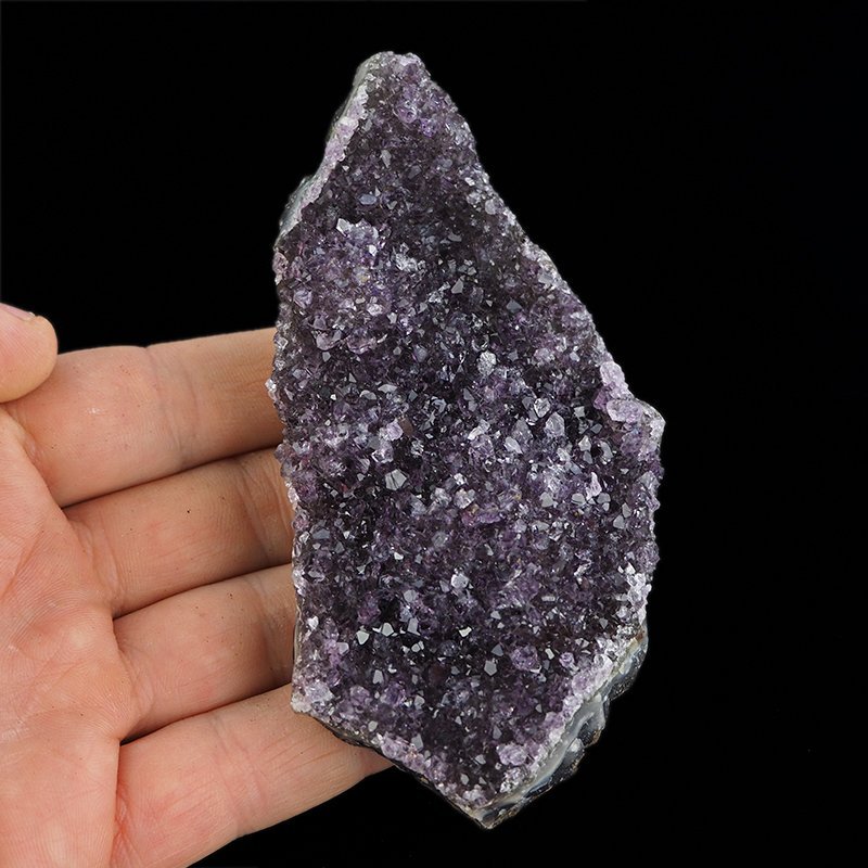 AMETYST- SZCZOTKA KRYSTALICZNA - 114 mm - URUGWAJ