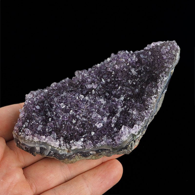 AMETYST- SZCZOTKA KRYSTALICZNA - 114 mm - URUGWAJ