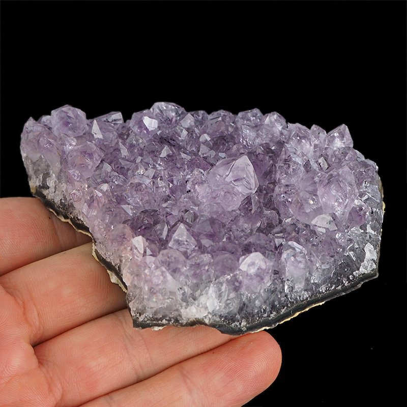 AMETYST- SZCZOTKA KRYSTALICZNA - 101 mm - URUGWAJ