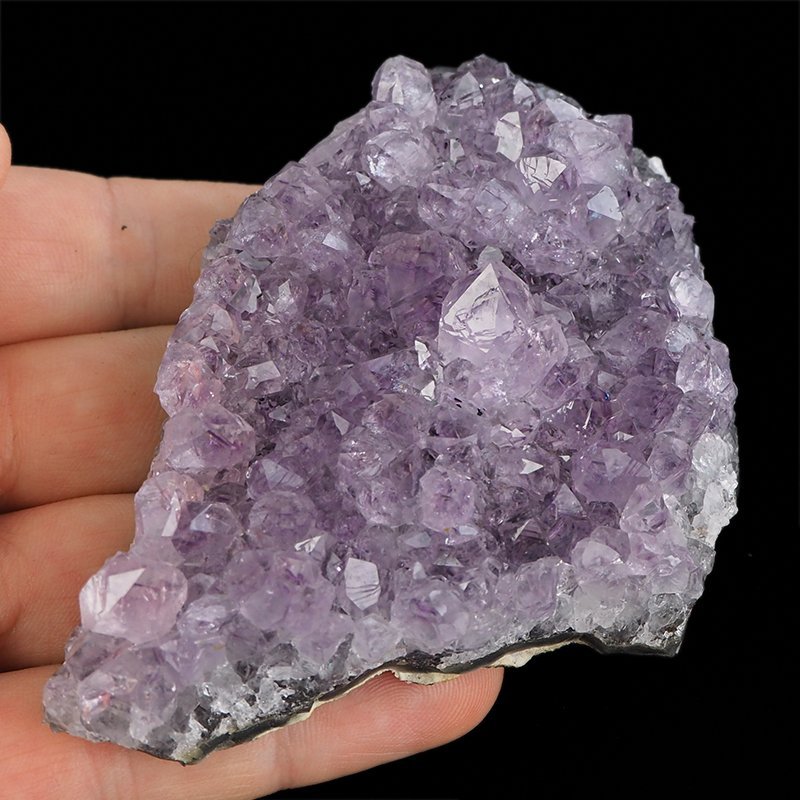 AMETYST- SZCZOTKA KRYSTALICZNA - 101 mm - URUGWAJ