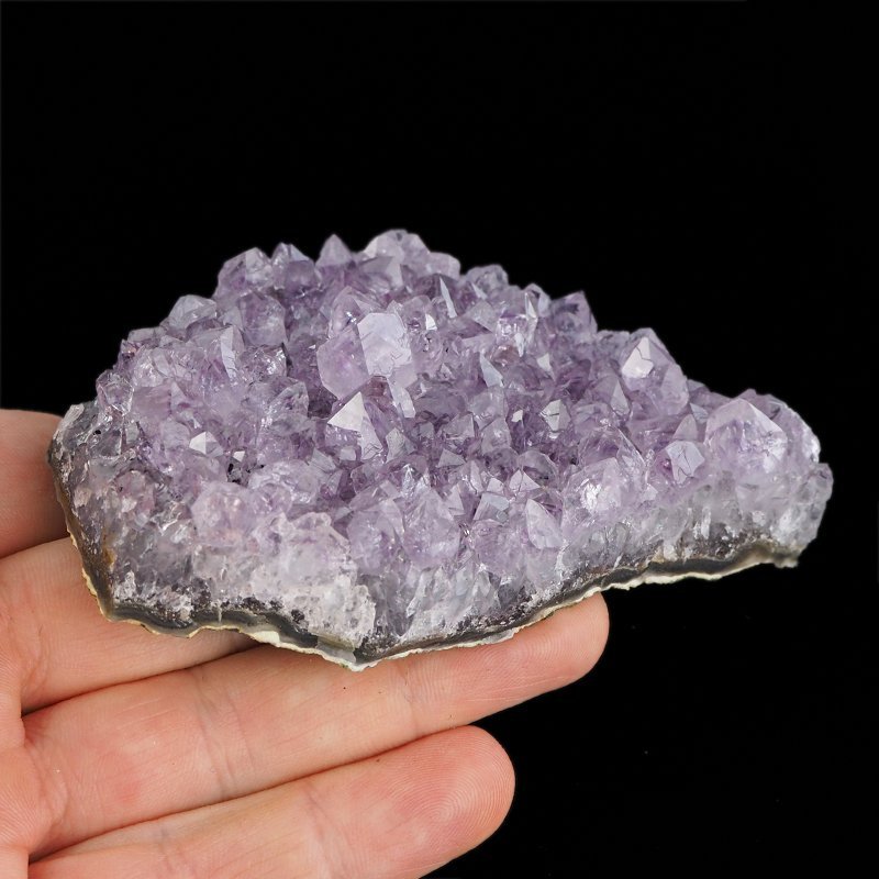 AMETYST- SZCZOTKA KRYSTALICZNA - 101 mm - URUGWAJ