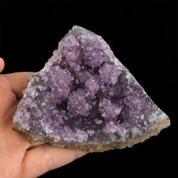 AMETYST- SZCZOTKA KRYSTALICZNA - 96 mm - URUGWAJ