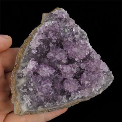 AMETYST- SZCZOTKA KRYSTALICZNA - 96 mm - URUGWAJ