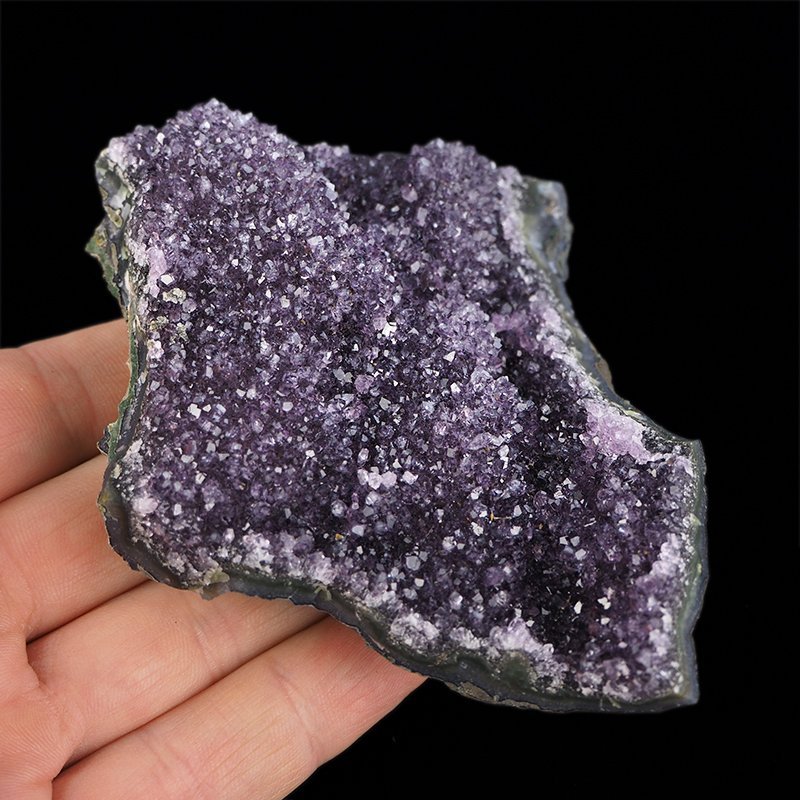 AMETYST- SZCZOTKA KRYSTALICZNA - 113 mm - URUGWAJ