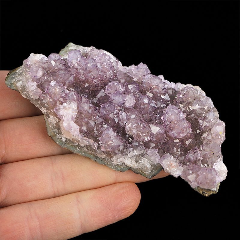 AMETYST- SZCZOTKA KRYSTALICZNA - 98 mm - URUGWAJ