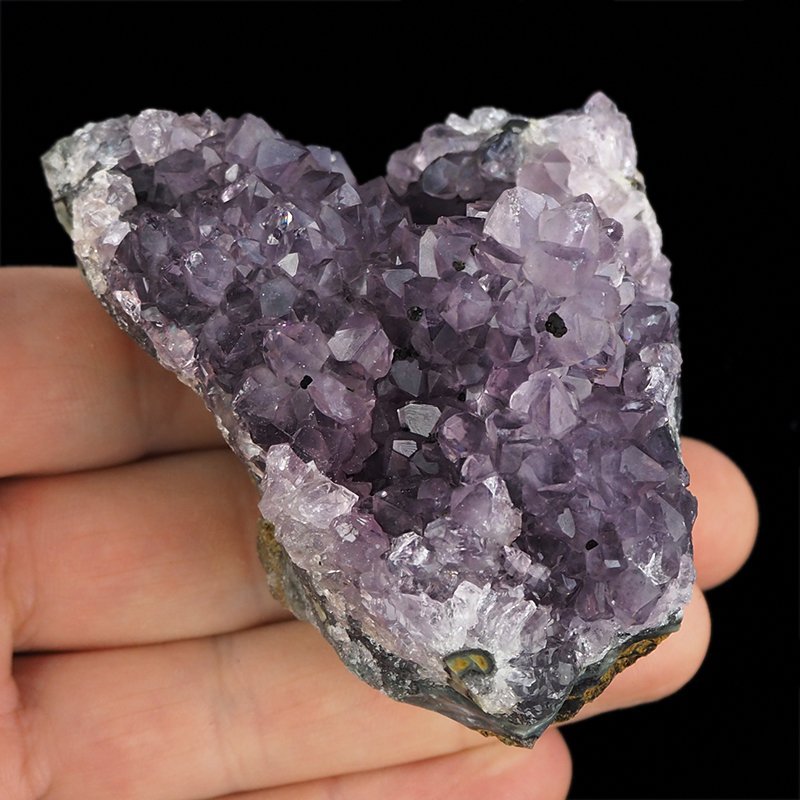 AMETYST- SZCZOTKA KRYSTALICZNA - 81 mm - URUGWAJ