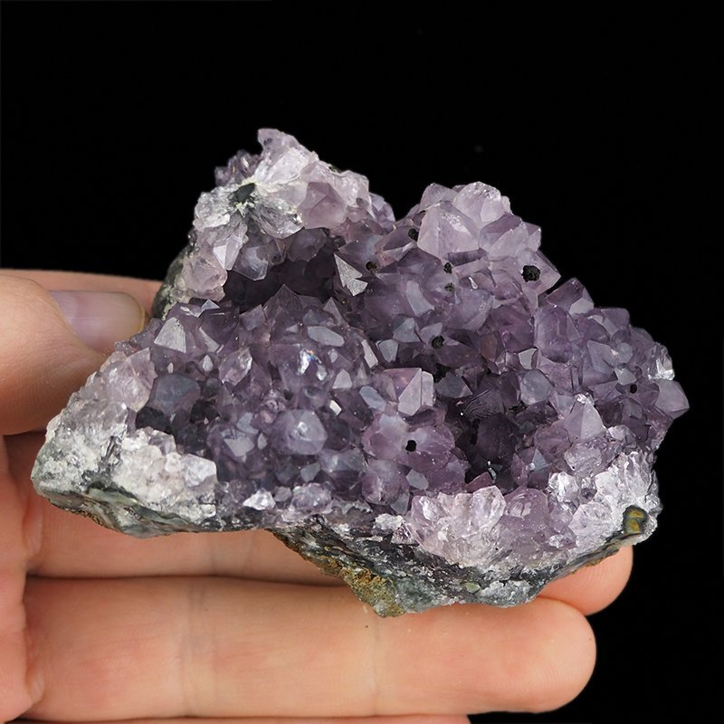 AMETYST- SZCZOTKA KRYSTALICZNA - 81 mm - URUGWAJ