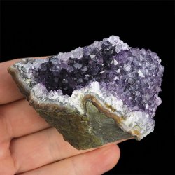 AMETYST- SZCZOTKA KRYSTALICZNA - 83 mm - URUGWAJ