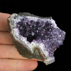 AMETYST- SZCZOTKA KRYSTALICZNA - 83 mm - URUGWAJ