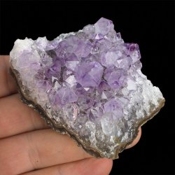 AMETYST- SZCZOTKA KRYSTALICZNA - 71 mm - URUGWAJ