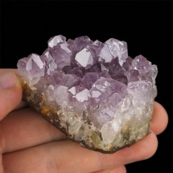 AMETYST- SZCZOTKA KRYSTALICZNA - 68 mm - URUGWAJ