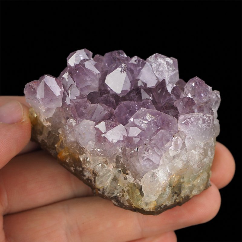 AMETYST- SZCZOTKA KRYSTALICZNA - 68 mm - URUGWAJ