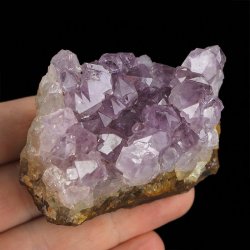 AMETYST- SZCZOTKA KRYSTALICZNA - 68 mm - URUGWAJ