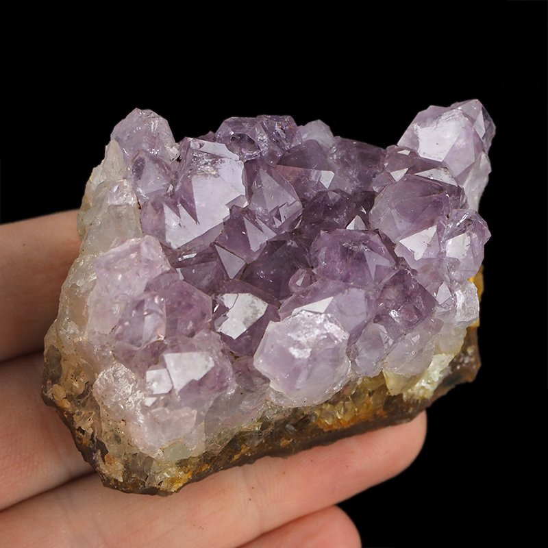 AMETYST- SZCZOTKA KRYSTALICZNA - 68 mm - URUGWAJ