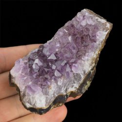 AMETYST- SZCZOTKA KRYSTALICZNA - 93 mm - URUGWAJ