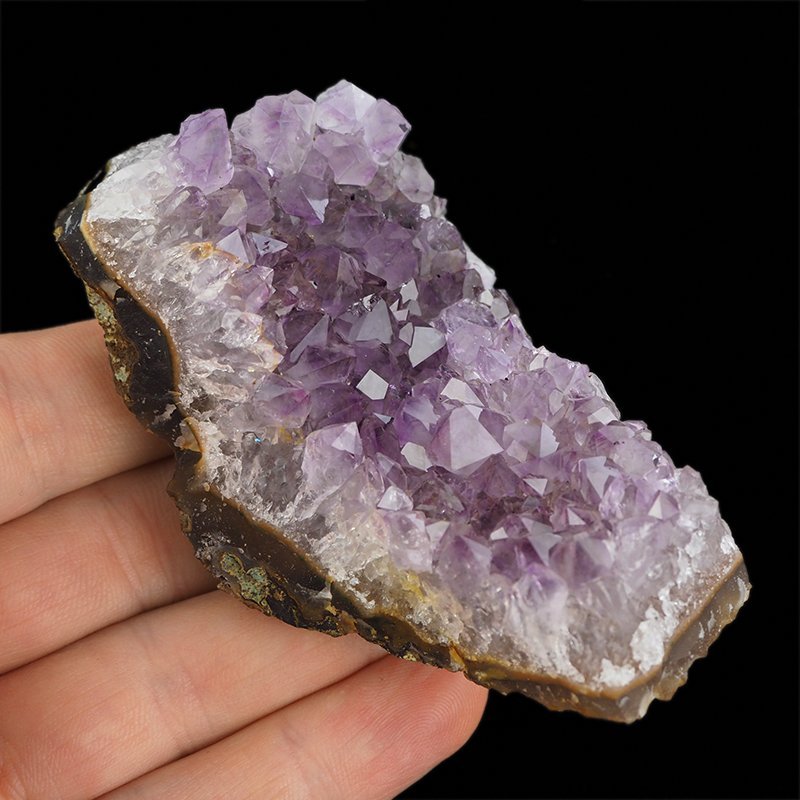 AMETYST- SZCZOTKA KRYSTALICZNA - 93 mm - URUGWAJ