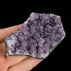 AMETYST- SZCZOTKA KRYSTALICZNA - 103 mm - URUGWAJ