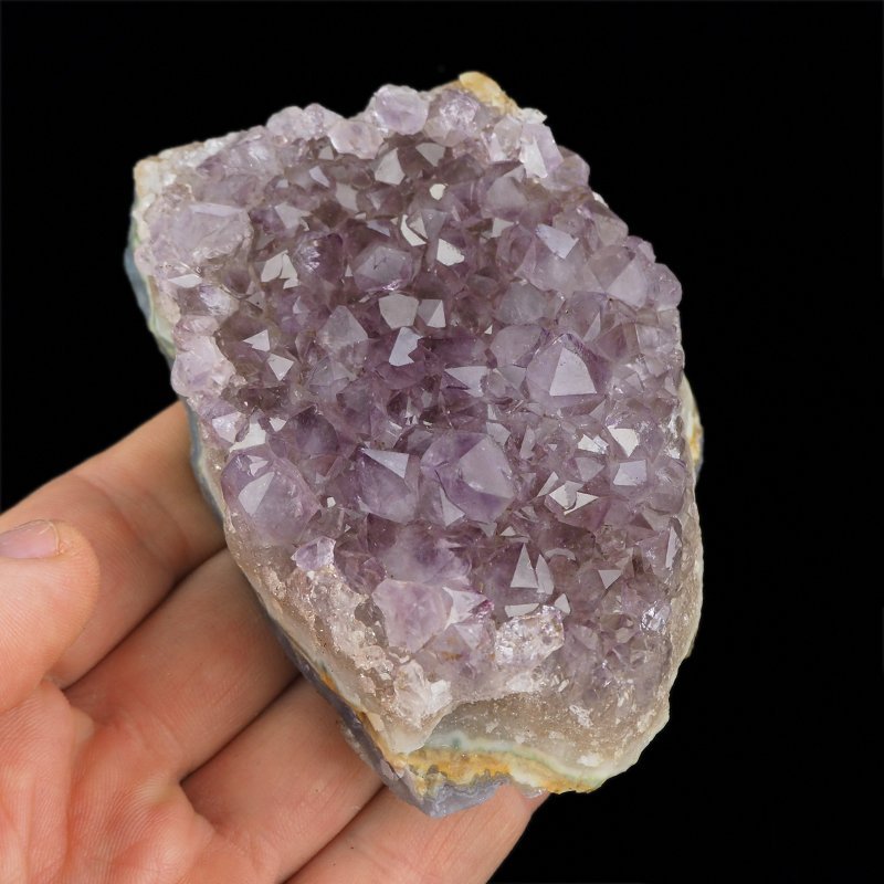 AMETYST- SZCZOTKA KRYSTALICZNA - 116 mm - URUGWAJ