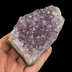 AMETYST- SZCZOTKA KRYSTALICZNA - 116 mm - URUGWAJ