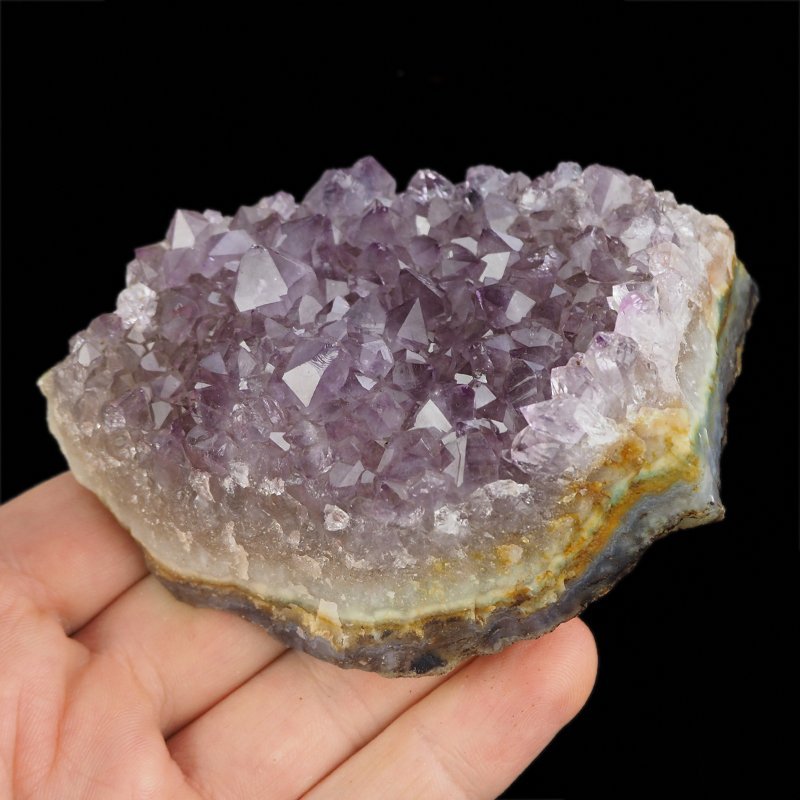 AMETYST- SZCZOTKA KRYSTALICZNA - 116 mm - URUGWAJ