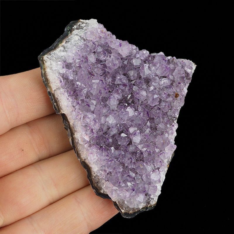 AMETYST- SZCZOTKA KRYSTALICZNA - 101 mm - URUGWAJ