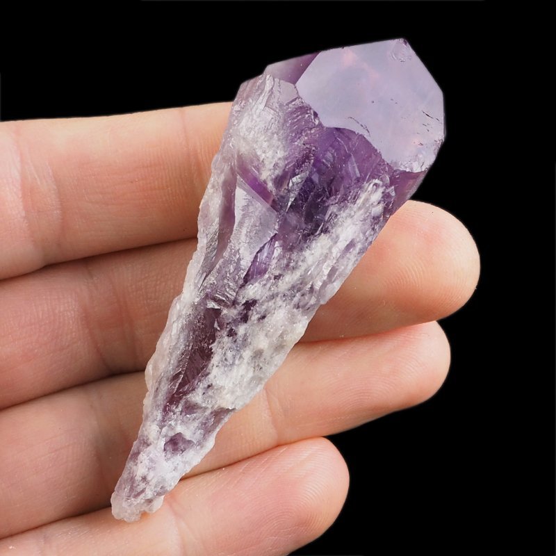 AMETYST - KRYSZTAŁ (POINT) - 75 mm - BRAZYLIA