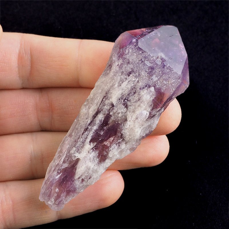 AMETYST - KRYSZTAŁ (POINT) - 75 mm - BRAZYLIA
