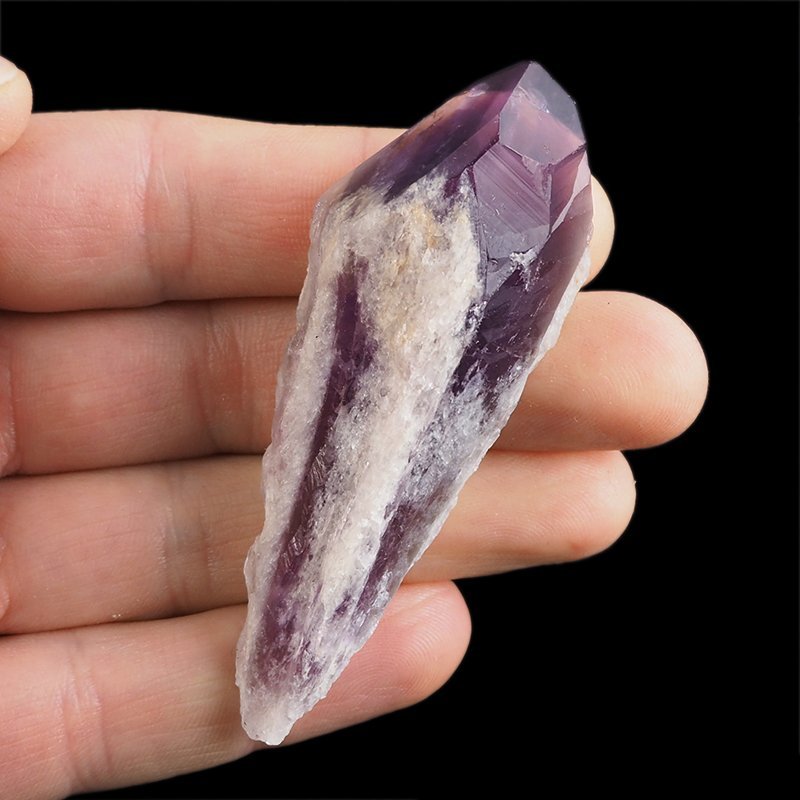 AMETYST - KRYSZTAŁ (POINT) - 77 mm - BRAZYLIA