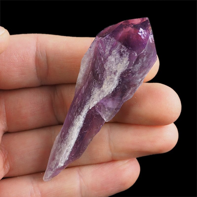 AMETYST - KRYSZTAŁ (POINT) - 76 mm - BRAZYLIA