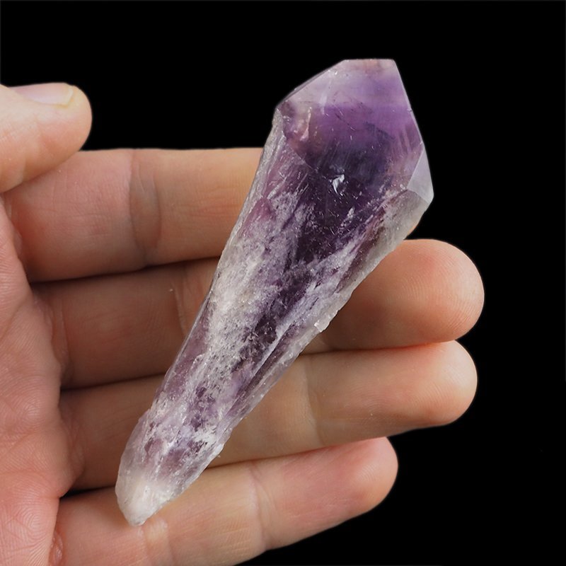 AMETYST - KRYSZTAŁ (POINT) - 87 mm - BRAZYLIA