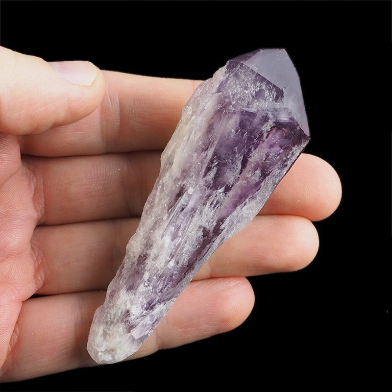 AMETYST - KRYSZTAŁ (POINT) - 87 mm - BRAZYLIA