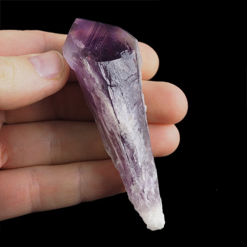 AMETYST - KRYSZTAŁ (POINT) - 87 mm - BRAZYLIA