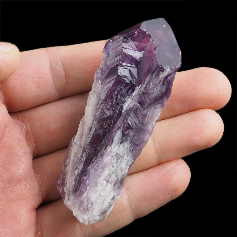 AMETYST - KRYSZTAŁ (POINT) - 79 mm - BRAZYLIA