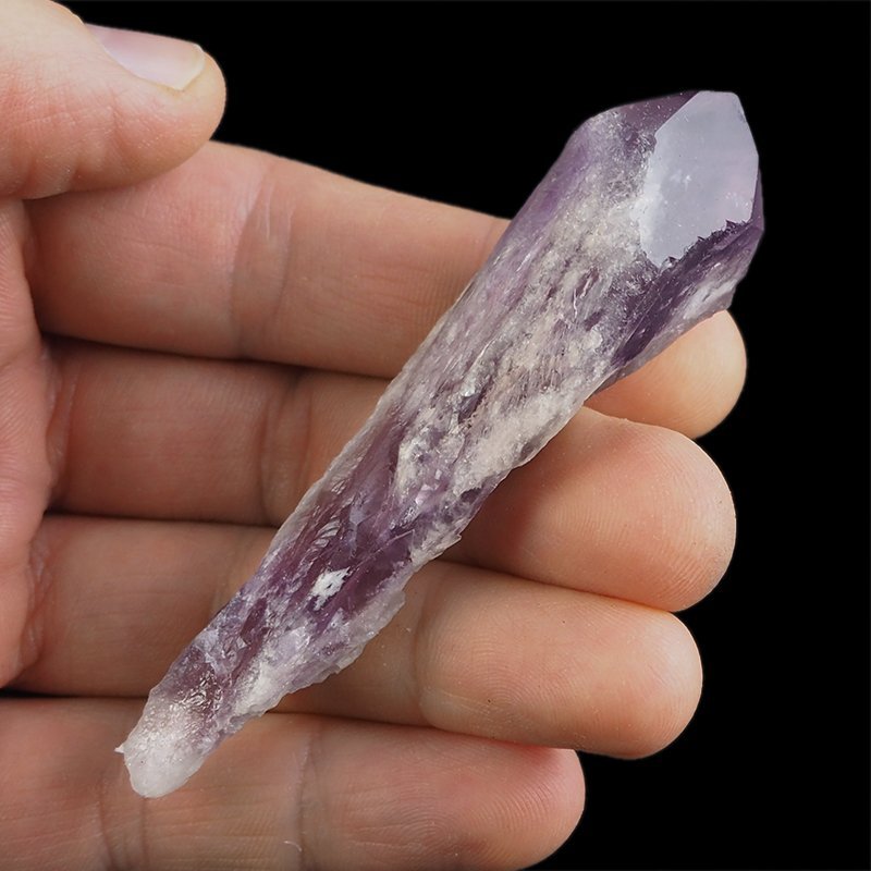 AMETYST - KRYSZTAŁ (POINT) - 84 mm - BRAZYLIA