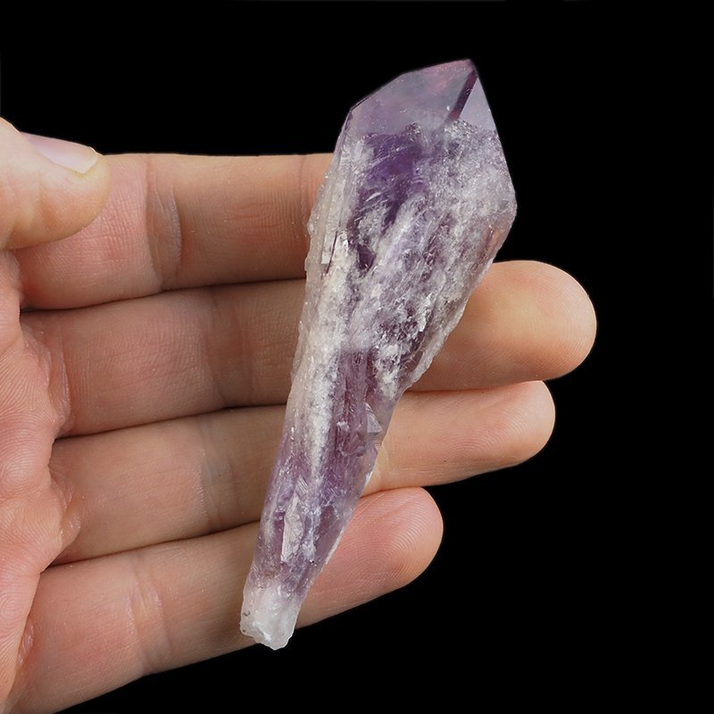 AMETYST - KRYSZTAŁ (POINT) - 84 mm - BRAZYLIA