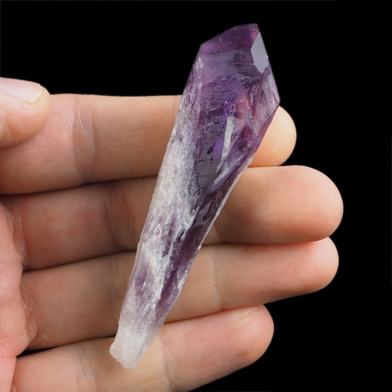 AMETYST - KRYSZTAŁ (POINT) - 79 mm - BRAZYLIA