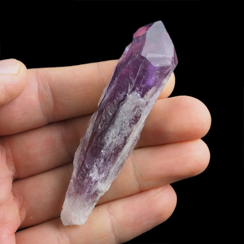 AMETYST - KRYSZTAŁ (POINT) - 79 mm - BRAZYLIA