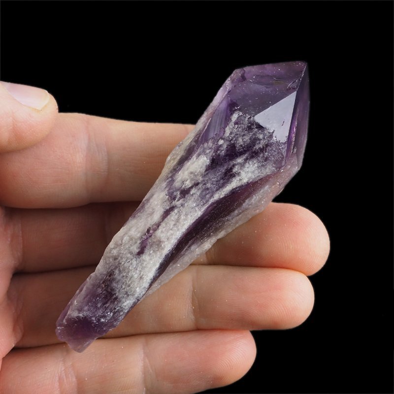AMETYST - KRYSZTAŁ (POINT) - 83 mm - BRAZYLIA