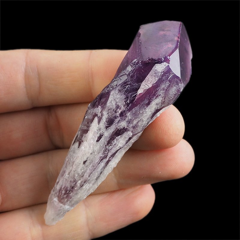 AMETYST - KRYSZTAŁ (POINT) - 83 mm - BRAZYLIA