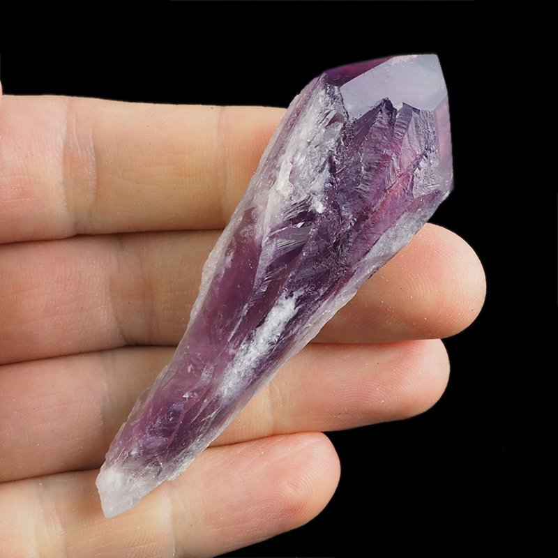 AMETYST - KRYSZTAŁ (POINT) - 79 mm - BRAZYLIA