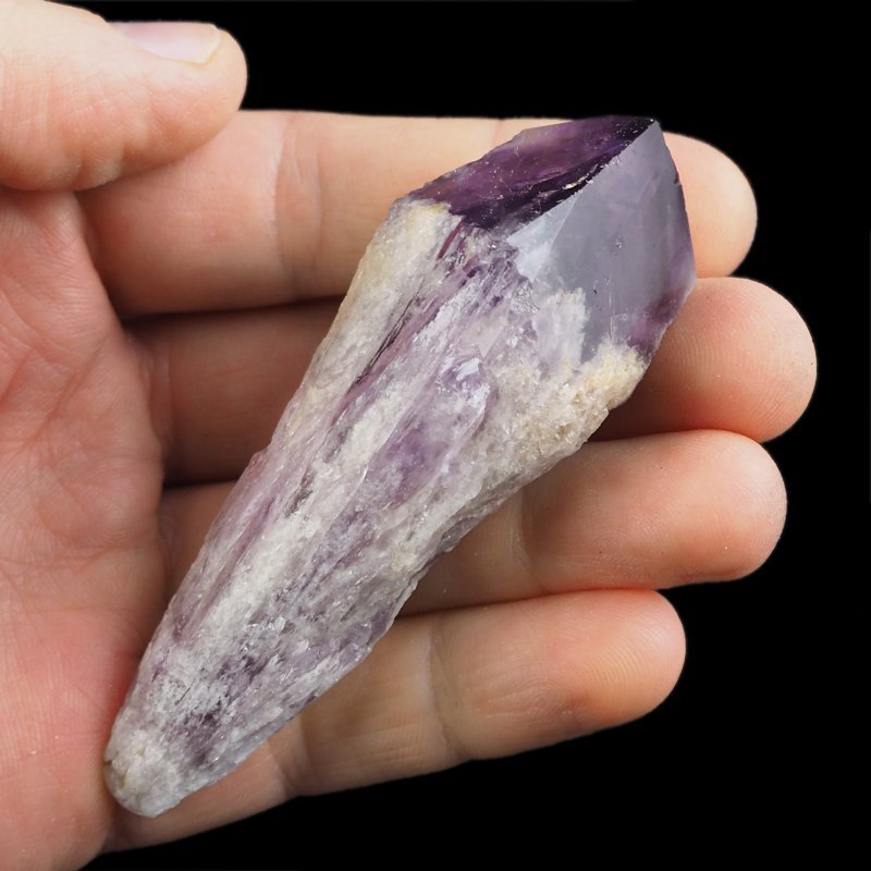 AMETYST - KRYSZTAŁ (POINT) - 89 mm - BRAZYLIA